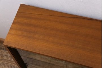 ヴィンテージ家具　北欧ビンテージ　ディスプレイも楽しめる温かな雰囲気のキャビネット(収納棚)