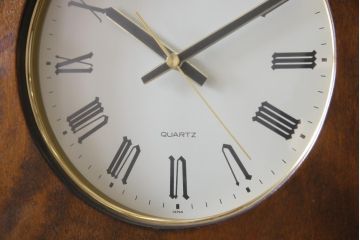 アンティーク雑貨　中古美品　松本民芸家具　気品漂うシックなB型時計台(ホールクロック、戸棚)(定価約43万円)