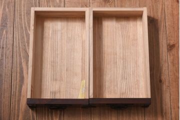 中古美品　伝統民芸家具　岩谷堂箪笥　菊幸　細身のサイドチェスト(立タンス)