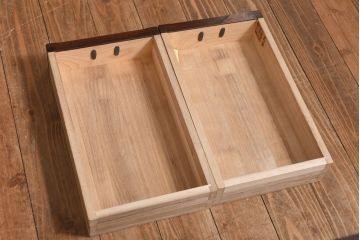 中古美品　伝統民芸家具　岩谷堂箪笥　菊幸　細身のサイドチェスト(立タンス)