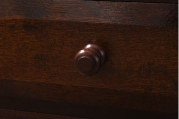 アンティーク雑貨　中古　松本民芸家具　立体的なデザインが魅力の凸面小抽出(小引き出し、卓上収納)