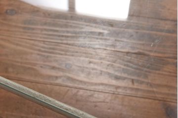 ペイント家具　シャビーな雰囲気漂うシンプルなキャスターワゴン(キッチンワゴン、サイドワゴン)