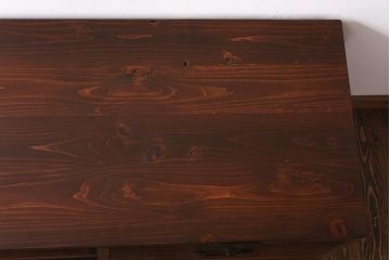 ラフジュ工房オリジナル　古い引き出しが魅力のローボード(リビングボード、引き出し)