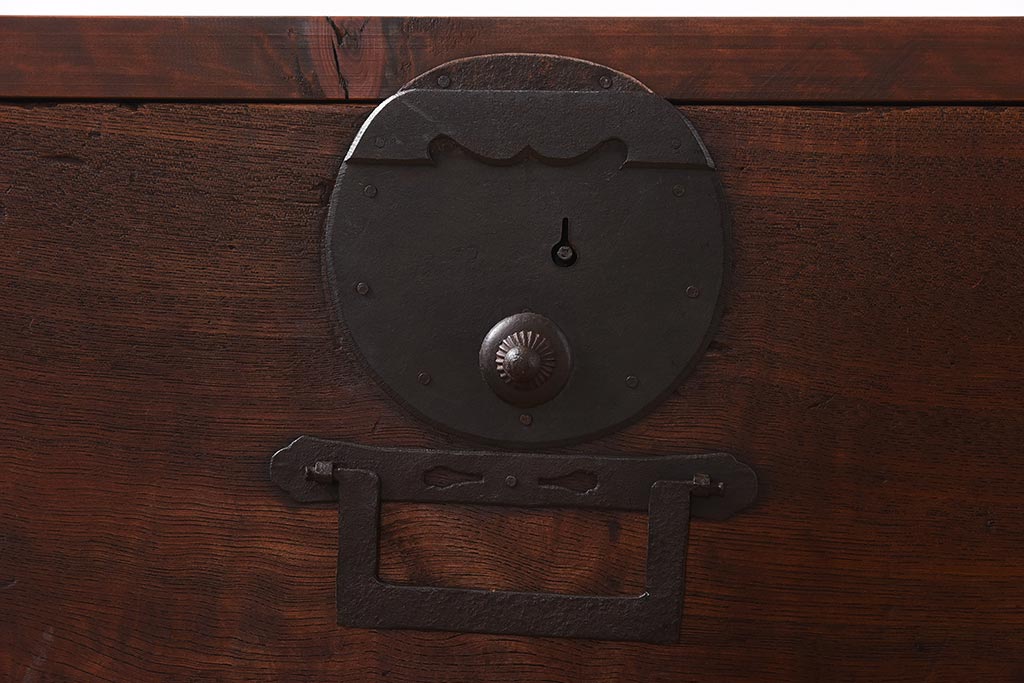 ラフジュ工房オリジナル　古い引き出しが魅力のローボード(リビングボード、引き出し)