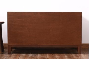 ラフジュ工房オリジナル　古い引き出しが魅力のローボード(リビングボード、引き出し)