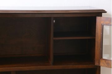 中古　ビンテージ　松本民芸家具　C型サイドボード(食器棚、キャビネット、収納棚)(定価約70万円)