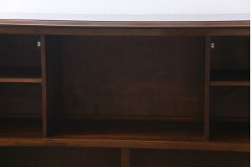 中古　ビンテージ　松本民芸家具　C型サイドボード(食器棚、キャビネット、収納棚)(定価約70万円)