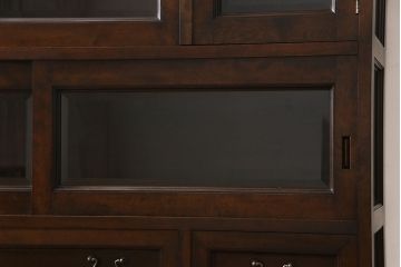 中古　ビンテージ　松本民芸家具　C型サイドボード(食器棚、キャビネット、収納棚)(定価約70万円)