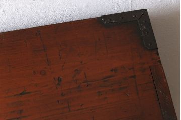 アンティーク家具　和製アンティーク　明治大正期　前面桐材　味わい深い趣の4尺最上箪笥(衣装箪笥、整理箪笥、桐箪笥、桐たんす)