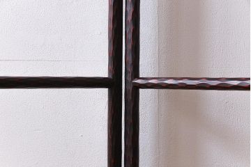 アンティーク雑貨　ビンテージ　フック付き　二つ折り　和の味わいを醸し出す衣桁(着物掛け)