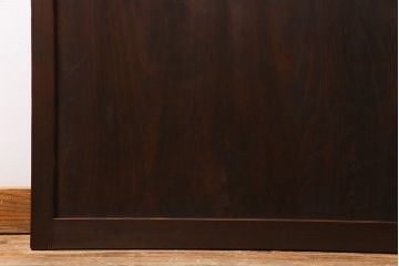 和製アンティーク　深みのある渋い色合いが魅力的な板戸(窓、建具)2枚セット