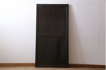 【商談品】和製アンティーク　素朴な木の味わいが魅力的な帯戸(板戸、引き戸、建具)