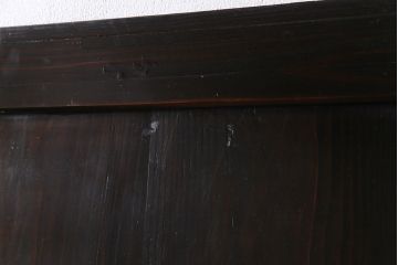 【商談品】和製アンティーク　素朴な木の味わいが魅力的な帯戸(板戸、引き戸、建具)