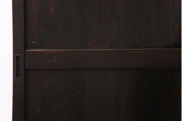 【商談品】和製アンティーク　素朴な木の味わいが魅力的な帯戸(板戸、引き戸、建具)