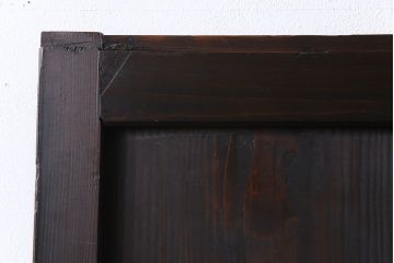 【商談品】和製アンティーク　素朴な木の味わいが魅力的な帯戸(板戸、引き戸、建具)