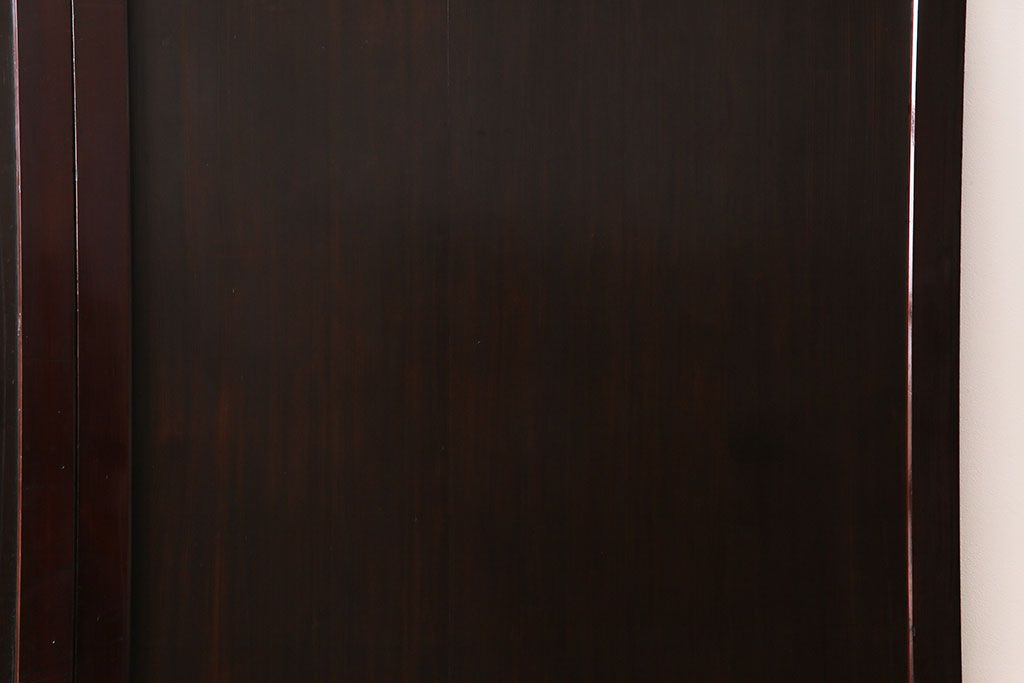 和製アンティーク　裏表で異なる取っ手が魅力の帯戸(板戸、引き戸、建具)2枚組