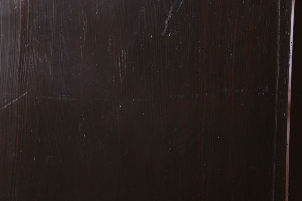 和製アンティーク　裏表で異なる取っ手が魅力の帯戸(板戸、引き戸、建具)2枚組