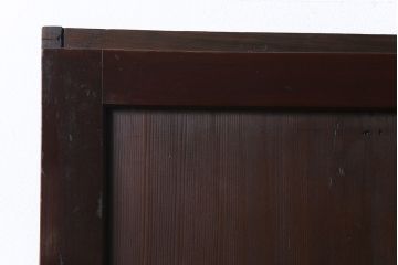 和製アンティーク　裏表で異なる取っ手が魅力の帯戸(板戸、引き戸、建具)2枚組