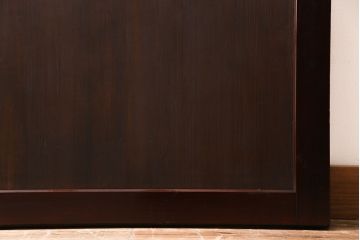 和製アンティーク　裏表で異なる取っ手が魅力の帯戸(板戸、引き戸、建具)2枚組