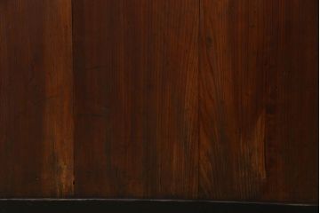 和製アンティーク　ヒノキ材　黒の縁がモダンな帯戸4枚セット(板戸、引戸、建具)