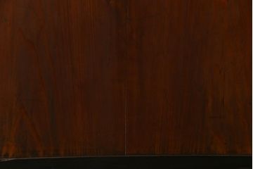 和製アンティーク　ヒノキ材　黒の縁がモダンな帯戸4枚セット(板戸、引戸、建具)