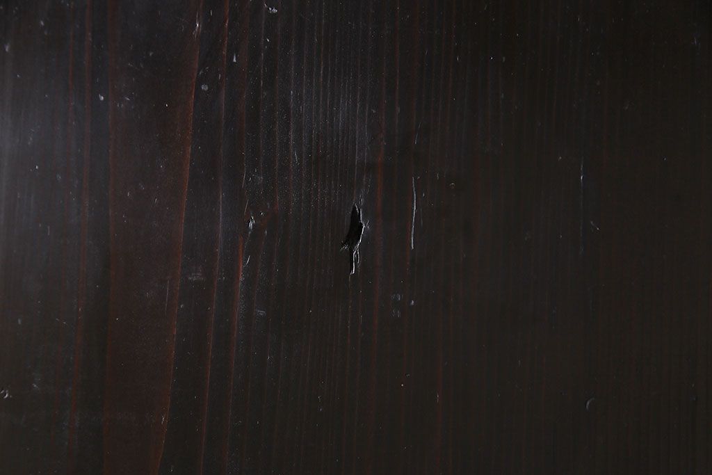 【商談品】和製アンティーク　燻された渋い色味が素敵な帯戸4枚セット(板戸、引戸、建具)