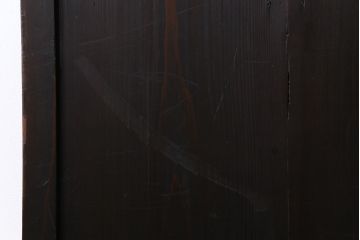 【商談品】和製アンティーク　明治期　古い木の質感が味わい深い板戸2枚セット(帯戸、引き戸、建具)