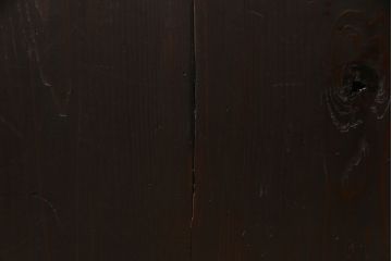 【商談品】和製アンティーク　明治期　古い木の質感が味わい深い板戸2枚セット(帯戸、引き戸、建具)