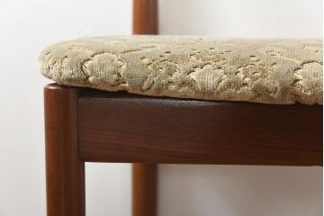 ヴィンテージ家具　北欧ビンテージ　チーク材　優しげでぬくもり溢れる佇まいが魅力のチェア(ダイニングチェア、ワークチェア)(1)