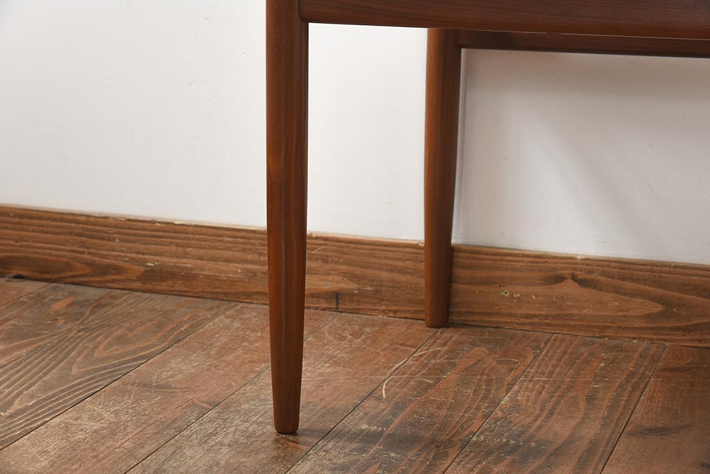 ヴィンテージ家具　北欧ビンテージ　チーク材　優しげでぬくもり溢れる佇まいが魅力のチェア(ダイニングチェア、ワークチェア)(1)