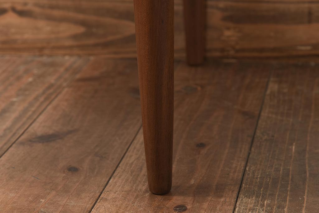 ヴィンテージ家具　北欧ビンテージ　チーク材　優しげでぬくもり溢れる佇まいが魅力のチェア(ダイニングチェア、ワークチェア)(1)
