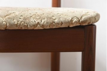 ヴィンテージ家具　北欧ビンテージ　チーク材　優しげでぬくもり溢れる佇まいが魅力のチェア(ダイニングチェア、ワークチェア)(2)