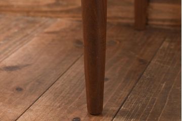 ヴィンテージ家具　北欧ビンテージ　チーク材　優しげでぬくもり溢れる佇まいが魅力のチェア(ダイニングチェア、ワークチェア)(2)