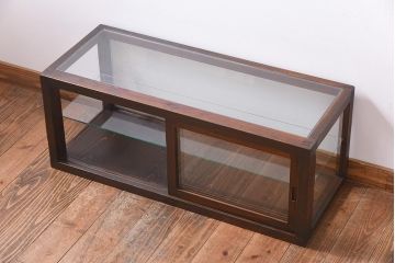レトロ家具　昭和初期　レトロテイストや大正ロマンのお部屋におすすめなガラスケース(ショーケース、陳列棚)