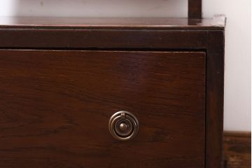 アンティーク家具　イギリスアンティーク　オーク材　和モダンの空間におすすめの鏡台(姿見、ドレッサー)