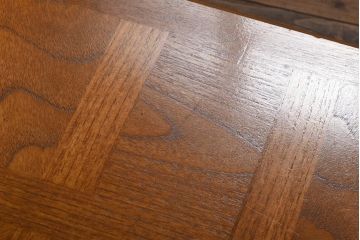 ビンテージ家具　北欧ヴィンテージ　Nathan(ネイサン)　パーケットの天板がおしゃれなセンターテーブル(ローテーブル、リビングテーブル)