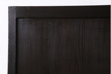 【商談品】和製アンティーク　明治期　古い木の質感が味わい深い板戸(帯戸、引き戸、建具)