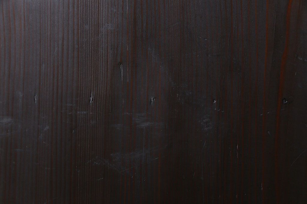 【商談品】和製アンティーク　明治期　古い木の質感が味わい深い板戸(帯戸、引き戸、建具)