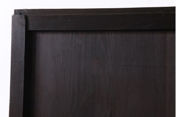【商談品】和製アンティーク　明治期　古い木の質感が味わい深い板戸(帯戸、引き戸、建具)