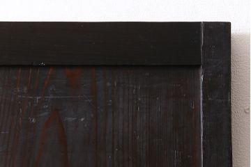 【商談品】和製アンティーク　明治期　古い木の質感が味わい深い板戸(帯戸、引き戸、建具)