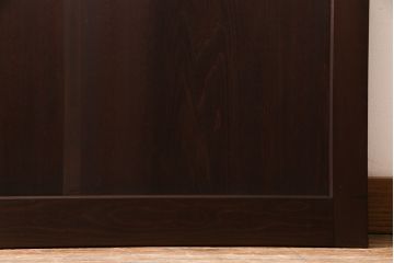 和製アンティーク　珍しいイチョウ材を使った板戸(引き戸、建具)