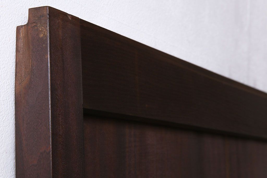 和製アンティーク　珍しいイチョウ材を使った板戸(引き戸、建具)