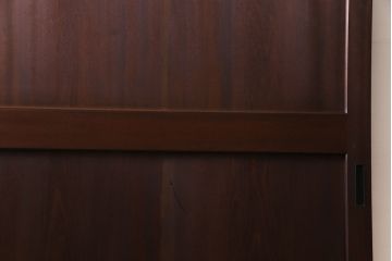 和製アンティーク　珍しいイチョウ材を使った板戸(引き戸、建具)
