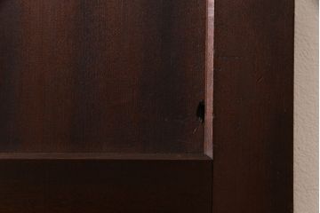 和製アンティーク　珍しいイチョウ材を使った板戸(引き戸、建具)