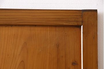 昭和初期　両面ガラス　日本風情漂う組子帯戸4枚セット(ガラス帯戸、引戸、建具)