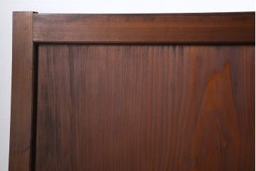 和製アンティーク　ラフジュオリジナルガラス入り　レトロモダンなガラス帯戸4枚セット(引戸、建具)