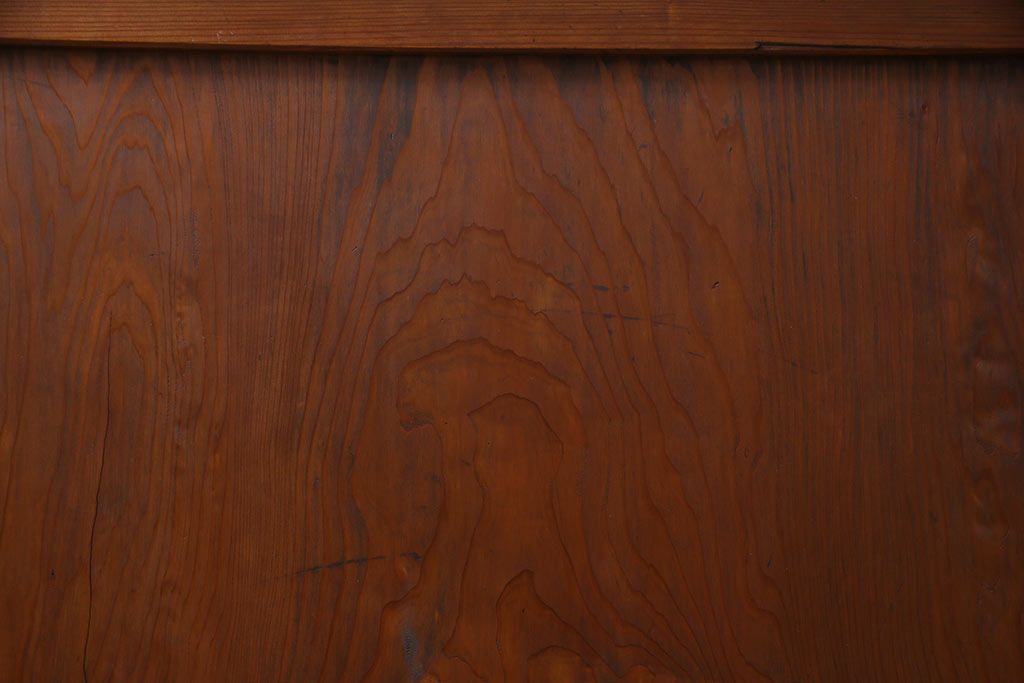 和製アンティーク　ラフジュオリジナルガラス入り　レトロモダンなガラス帯戸4枚セット(引戸、建具)