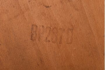 ヴィンテージ家具　ヨーロッパビンテージ　ペイント　シャビーな雰囲気がお洒落なスクールチェア(椅子、鉄脚チェア)