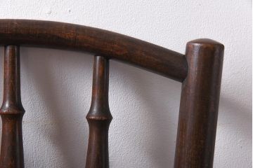 アンティーク家具　イギリスアンティーク　細身のシルエットが上品なベントウッドバンブーチェア(曲げ木、ダイニングチェア、椅子)(1)