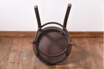 アンティーク家具　イギリスアンティーク　細身のシルエットが上品なベントウッドバンブーチェア(曲げ木、ダイニングチェア、椅子)(1)